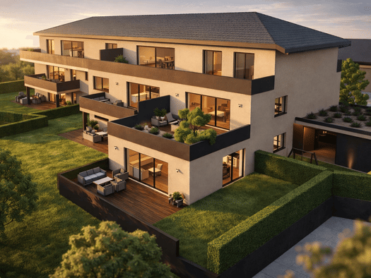 Wohnung zum Kauf - Erstbezug provisionsfrei 553.000 € 3 Zimmer 106 m² Bad Waldsee Bad Waldsee 88339