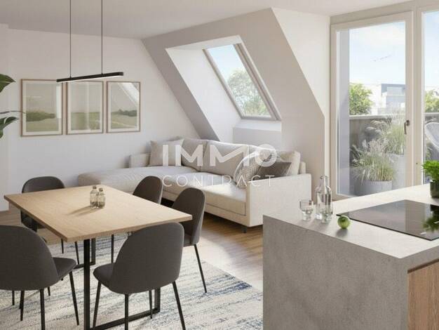 Wohnung zum Kauf - Erstbezug 368.500 € 2 Zimmer 50,3 m² 2. Geschoss frei ab 30.06.2027 Favoriten 1100