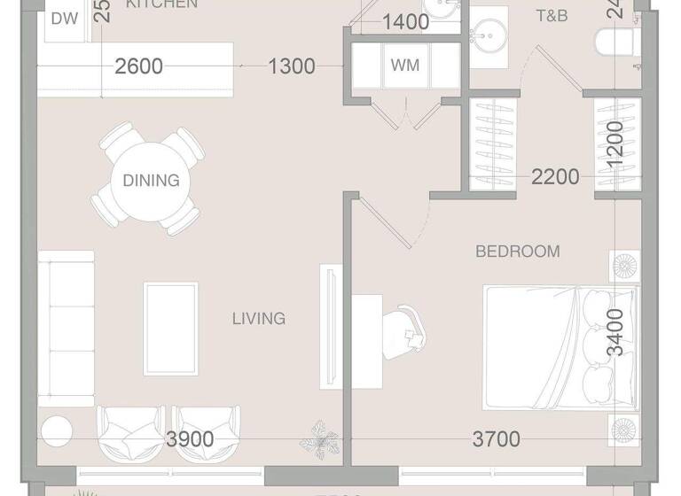 Wohnung zum Kauf provisionsfrei 281.005 € 2 Zimmer 70,7 m² Dubai 00000