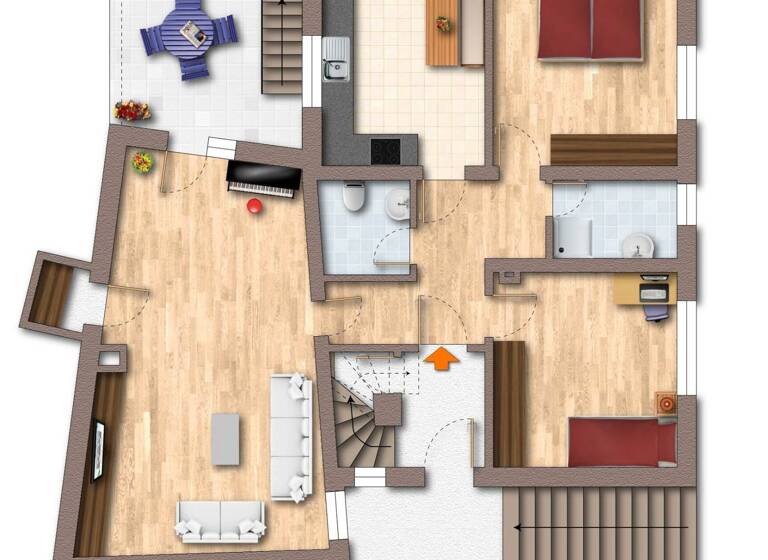 Mehrfamilienhaus zum Kauf 495.000 € 6 Zimmer 193 m² 401 m² Grundstück Kirschhausen Heppenheim (Bergstraße) 64646