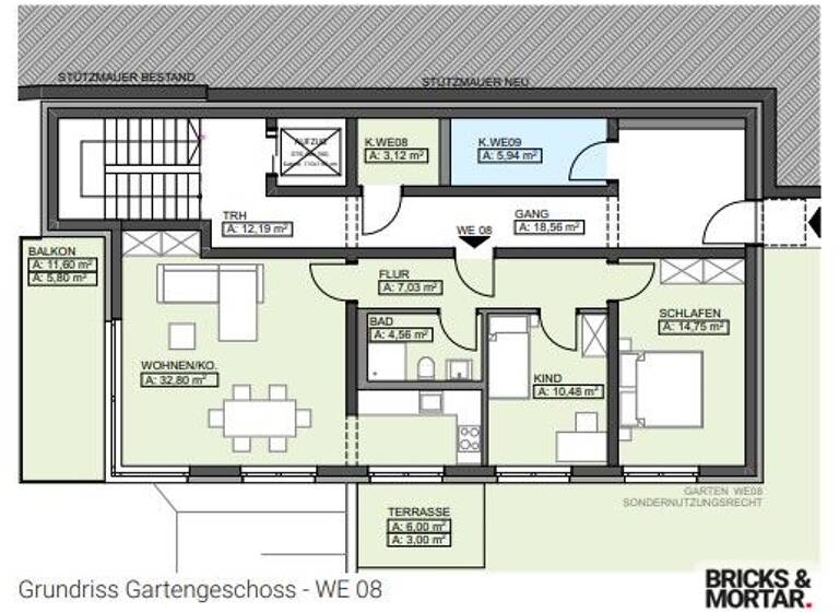 Wohnung zum Kauf 460.000 € 3 Zimmer 78,4 m²<br/>Wohnfläche EG<br/>Geschoss Pieschen-Nord/Trachenberge Dresden 01129