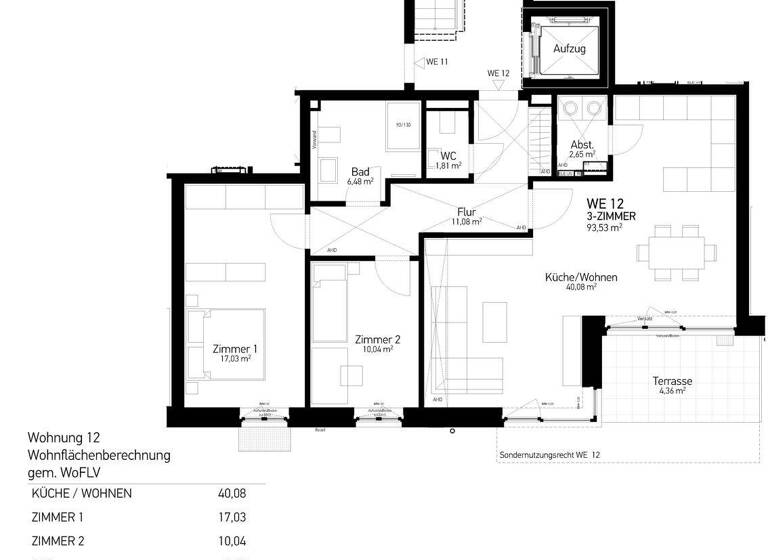 Wohnung zur Miete 1.650 € 3 Zimmer 93,5 m² EG Wedel 22880