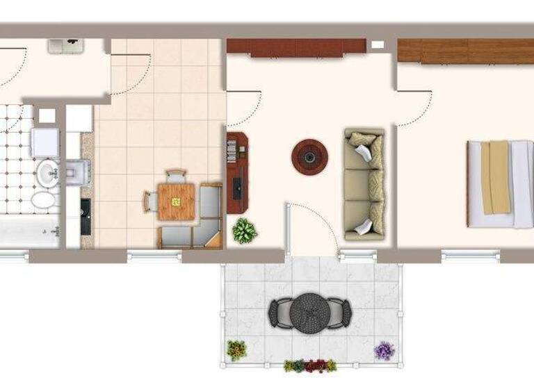 Wohnung zur Miete 680 € 2 Zimmer 60 m² EG Worblinger Straße 23 Singen Singen (Hohentwiel) 78224