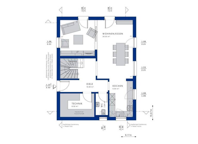 Einfamilienhaus zum Kauf 415.317 € 4 Zimmer 140 m² 449 m² Grundstück Starsiedel Lützen 06686