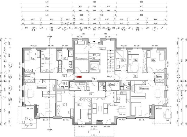 Wohnung zur Miete - Erstbezug 1.530 € 3 Zimmer 94 m² EG Faslamsstieg 2 Hoopte Winsen (Luhe) 21423
