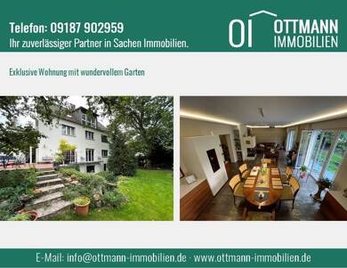 Wohnung zur Miete 1.700 € 2,5 Zimmer 125 m² frei ab 15.07.2025 Tullnau Nürnberg 90402