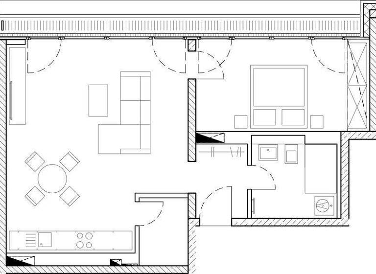 Wohnung zur Miete 957 € 2 Zimmer 68 m² 4. Geschoss Grunaer Straße 28a Pirnaische Vorstadt Dresden 01069