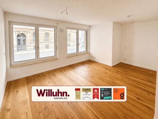 Wohnung zur Miete - Erstbezug 718 € 1 Zimmer 38,8 m² EG Zentrum-Süd Mitte 04107
