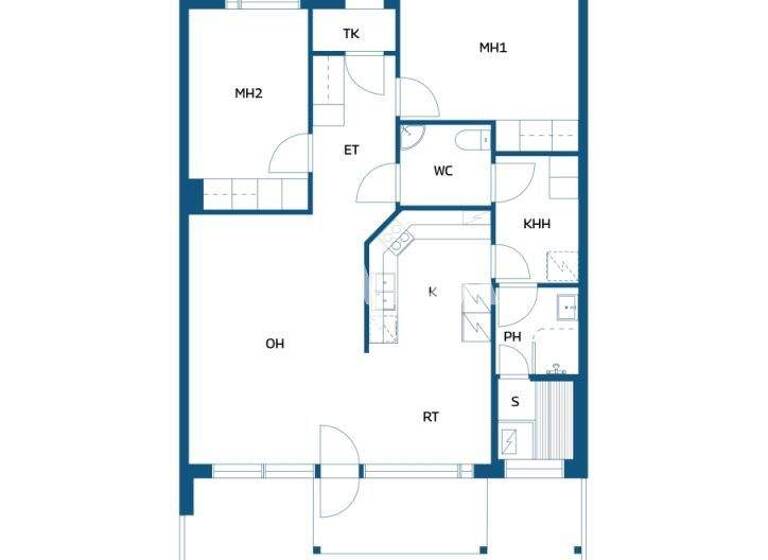 Reihenmittelhaus zum Kauf 159.000 € 3 Zimmer 75 m² Orsitie 7 Kuopio 70820