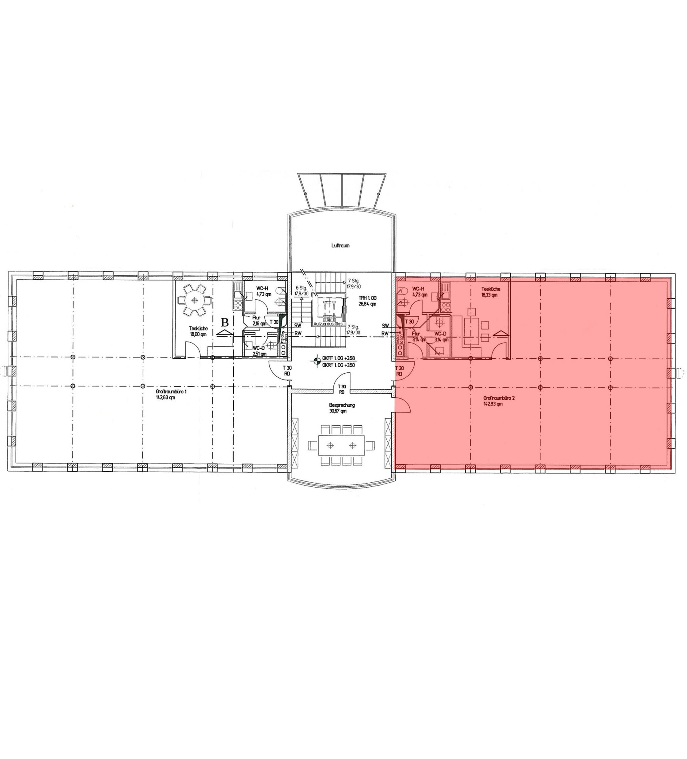 Bürofläche zur Miete provisionsfrei 11,50 € 180 m²<br/>Bürofläche ab 180 m²<br/>Teilbarkeit Lehe Bremen-Universität 28359