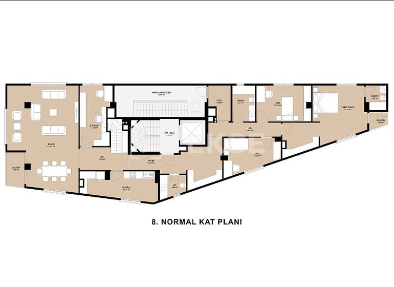 Wohnung zum Kauf 633.000 € 4 Zimmer 125 m² EG Istanbul 34728