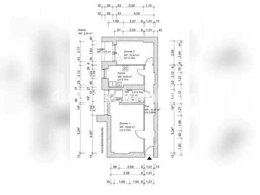 Wohnung zur Miete Tauschwohnung 700 € 2 Zimmer 55 m² 1. Geschoss Westend Berlin 10589