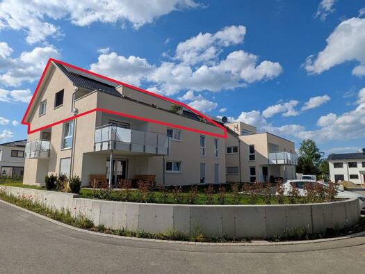 Wohnung zur Miete 1.400 € 3,5 Zimmer 140,4 m² 2. Geschoss frei ab 01.01.2026 Wasserberg 19 Aßmannshardt Schemmerhofen 88433