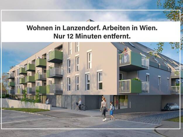 Wohnung zum Kauf - Erstbezug 325.000 € 2 Zimmer 67,6 m² 3. Geschoss Untere Hauptstraße 11 Lanzendorf 2326