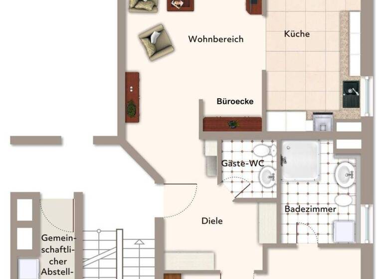 Wohnung zum Kauf 289.000 € 2,5 Zimmer 100,2 m² 3. Geschoss frei ab sofort Freudenstadt 72250