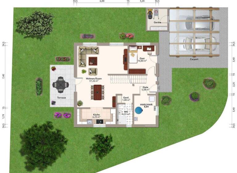 Einfamilienhaus zum Kauf provisionsfrei 615.000 € 5 Zimmer 160 m² 469 m² Grundstück Schwalbenweg 1 Ottenbach 73113