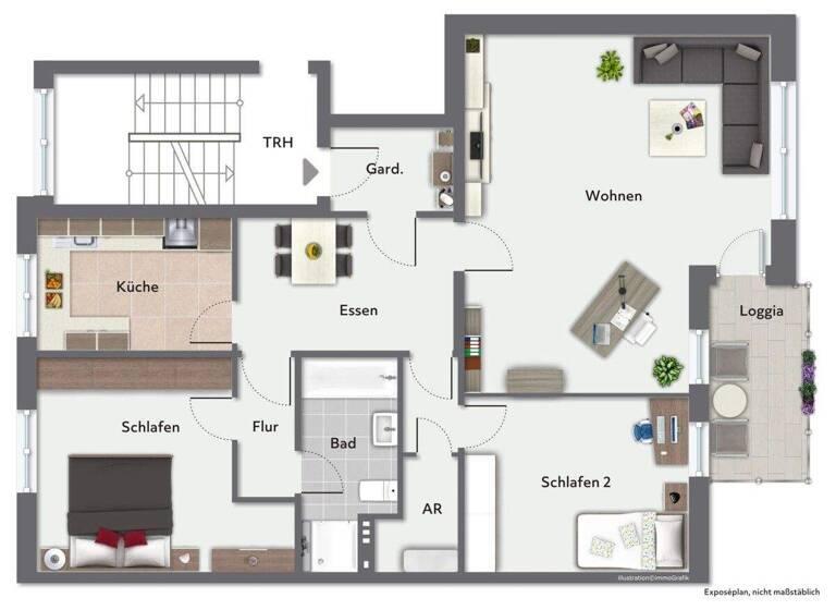 Wohnung zum Kauf 349.000 € 3 Zimmer 95,4 m² 2. Geschoss Halstenbek 25469