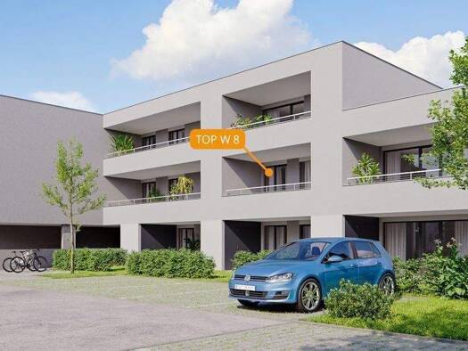 Terrassenwohnung zum Kauf - Erstbezug provisionsfrei 295.000 € 2 Zimmer 46,7 m² 1. Geschoss Korngasse 5 Rankweil 6830