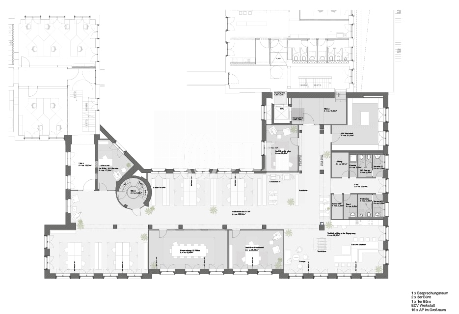 Bürofläche zur Miete provisionsfrei 16,50 € 574 m²<br/>Bürofläche Kaefertal - West Mannheim 68309