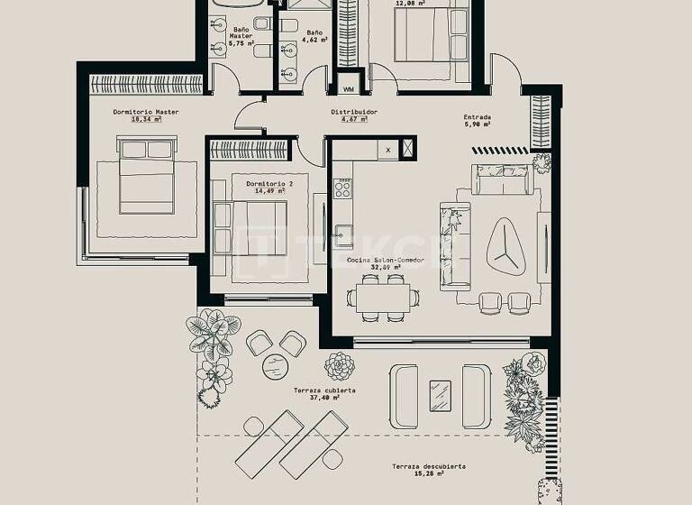 Studio zum Kauf 590.000 € 3 Zimmer 174 m² EG Málaga 29650