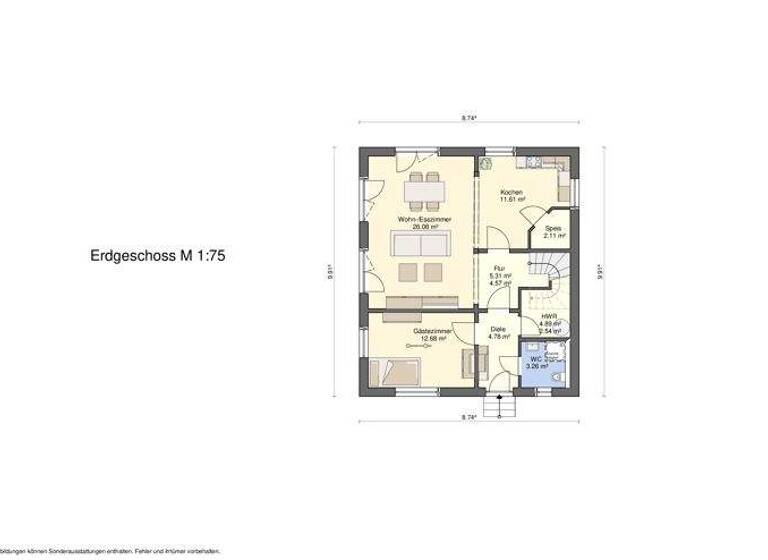 Einfamilienhaus zum Kauf 415.521 € 5 Zimmer 134 m² 740 m² Grundstück Hermannsburg 29320