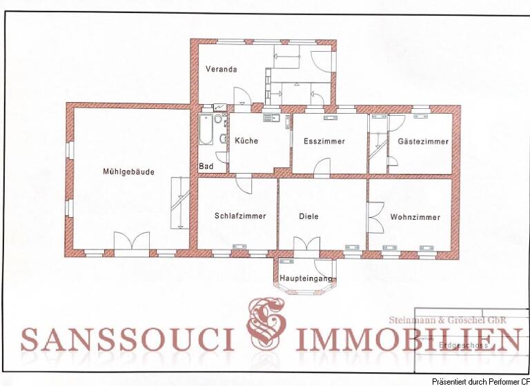 Mehrfamilienhaus zum Kauf 349.000 € 8 Zimmer 194 m² 22.461 m² Grundstück Kunow 16866