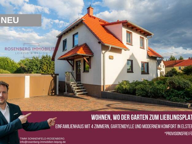 Einfamilienhaus zum Kauf 399.900 € 4 Zimmer 116,7 m² 1.334 m² Grundstück G 9 e Elstertrebnitz 04523