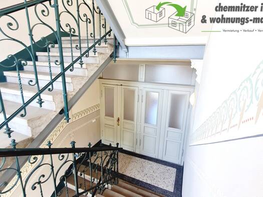 Wohnung zur Miete 748 € 4 Zimmer 115 m² 2. Geschoss Zieschestraße 3 Zentrum Chemnitz / Zentrum 09111