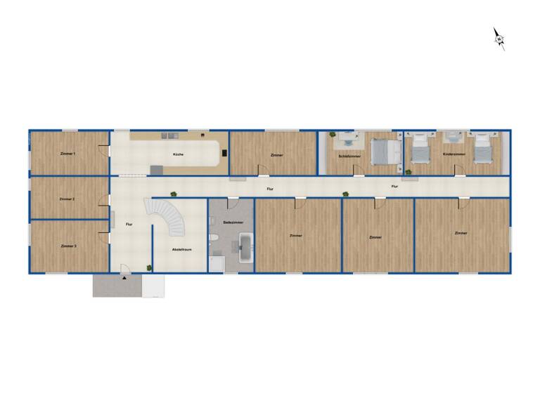 Mehrfamilienhaus zum Kauf 299.000 € 11 Zimmer 300 m² 1.200 m² Grundstück Plessa 04928