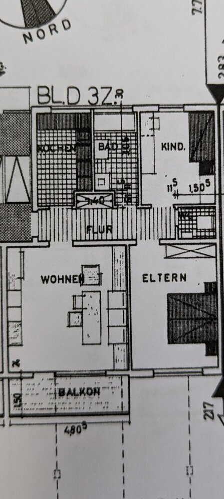 Wohnung zum Kauf 174.000 € 3 Zimmer 74,2 m²<br/>Wohnfläche Tuttlingen Tuttlingen 78532