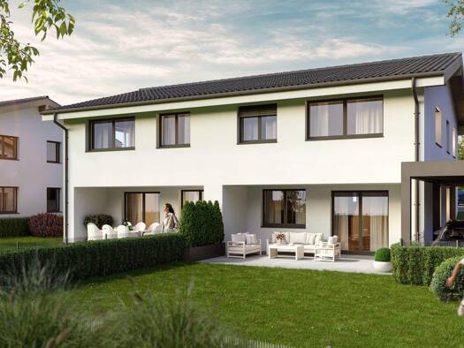 Doppelhaushälfte zur Miete - Erstbezug 1.859 € 4 Zimmer 131 m² 347,9 m² Grundstück Weingartenweg Hof am Leithaberge 2451