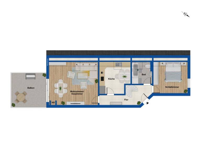 Maisonette zum Kauf 229.000 € 3 Zimmer 89,2 m² Fusternberg/Wackenbruch Wesel 46485