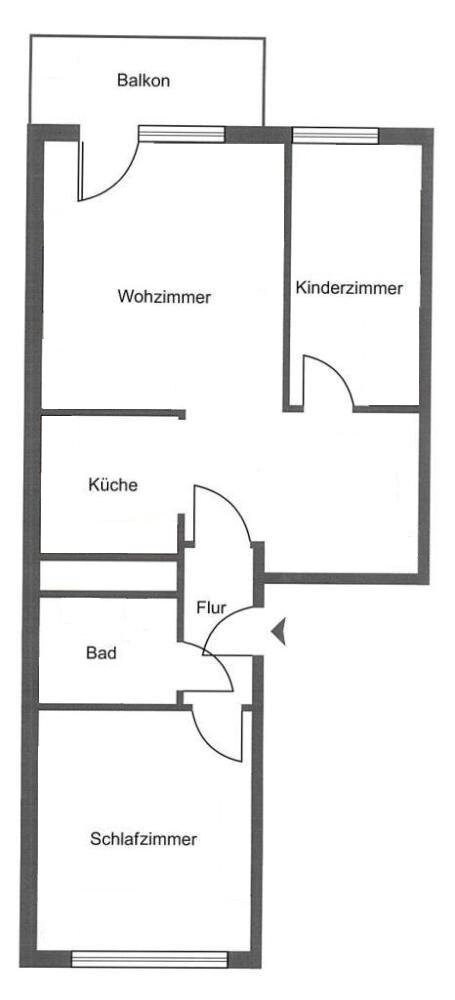 Studio zur Miete 270 € 3 Zimmer 56 m²<br/>Wohnfläche 1.<br/>Geschoss Straße Usti nad Labem 169 Kappel 823 Chemnitz 09119