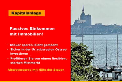 Terrassenwohnung zum Kauf provisionsfrei als Kapitalanlage geeignet 3 Zimmer 74 m² Altstadt Stralsund 18439