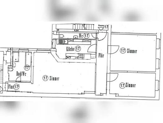 Wohnung zur Miete Tauschwohnung 1.100 € 3 Zimmer 105 m² 4. Geschoss Schöneberg Berlin 10829