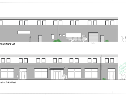 Bürofläche zur Miete - Erstbezug 15 € 14 Zimmer 500 m² Bürofläche teilbar ab 200 m² St. Lorenz Nord Lübeck 23556