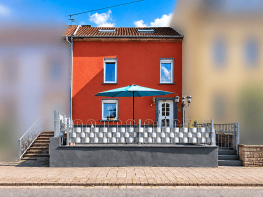 Reihenmittelhaus zum Kauf 199.000 € 5 Zimmer 100 m² 96 m² Grundstück Saaruferstraße 4 Mettlach Mettlach 66693