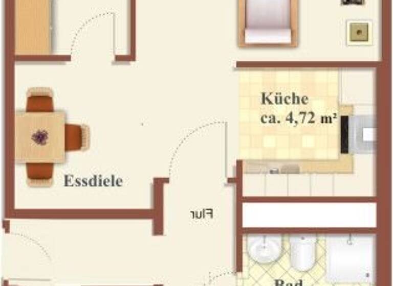 Wohnung zur Miete 399 € 4 Zimmer 68,9 m²<br/>Wohnfläche 5.<br/>Geschoss Paul-Bertz-Straße 43 Helbersdorf 613 Chemnitz 09120