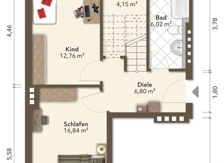 Maisonette zum Kauf 119.000 € 3 Zimmer 93,5 m² 4. Geschoss Geestemünde Bremerhaven 27570