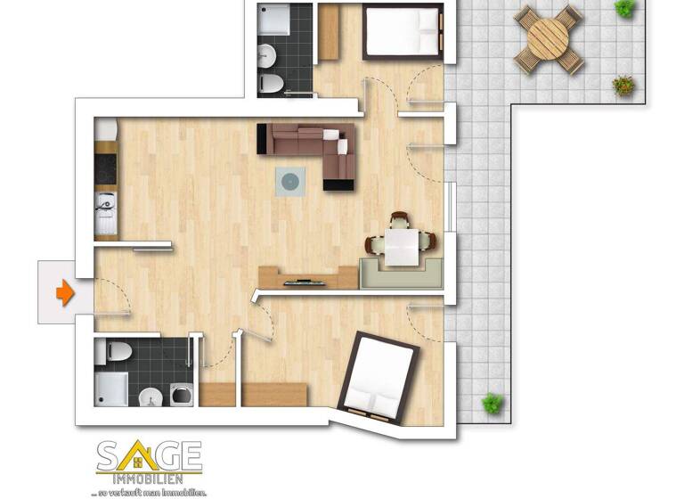 Wohnung zum Kauf 329.950 € 3 Zimmer 80 m² Bad Gastein 5640