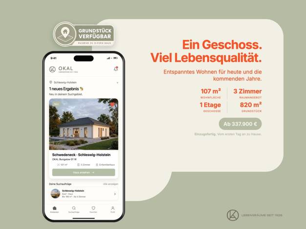 Bungalow zum Kauf 337.900 € 3 Zimmer 106 m² 820 m² Grundstück Surendorf Schwedeneck 24229