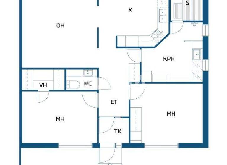 Reihenmittelhaus zum Kauf 169.000 € 3 Zimmer 80,5 m² 6.597 m² Grundstück Oivantie 3 Riihimäki 11910
