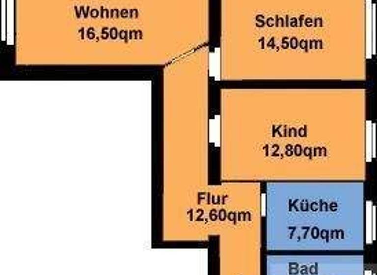 Wohnung zur Miete 480 € 3 Zimmer 68,7 m² Cichoriusstraße 13 Anger-Crottendorf Leipzig 04318