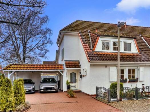 Doppelhaushälfte zum Kauf 459.000 € 3 Zimmer 100 m² 289 m² Grundstück Harksheide Norderstedt 22844