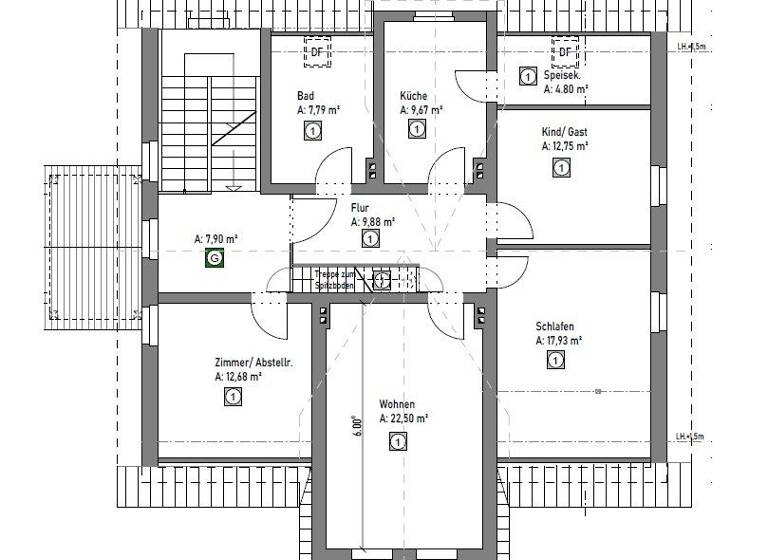 Wohnung zum Kauf 89.000 € 4 Zimmer 98 m² 2. Geschoss frei ab sofort Blankenburg 38889