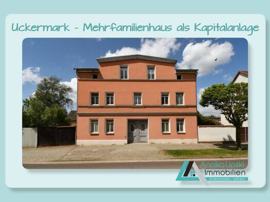 Mehrfamilienhaus zum Kauf 235.000 € 262 m² 543 m² Grundstück Prenzlau Prenzlau 17291