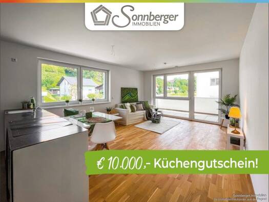 Wohnung zum Kauf - Erstbezug 330.000 € 3 Zimmer 74,5 m² 1. Geschoss Eberstalzell 4653