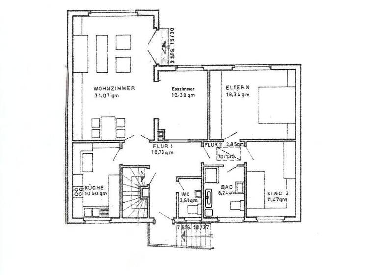 Doppelhaushälfte zum Kauf 390.000 € 4 Zimmer 115 m² 579 m² Grundstück Osterwald O. E. Garbsen 30826