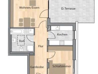 Wohnung zur Miete - Erstbezug 1.185 € 2 Zimmer 90 m² 3. Geschoss frei ab 01.10.2025 Joachim-Darjes-Straße 8 Zwätzen Jena 07743