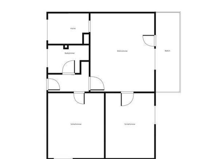 Wohnung zur Miete 536 € 3 Zimmer 59,6 m² 2. Geschoss frei ab 11.04.2026 Gemeindestr. 12 Rautheim Braunschweig 38126